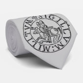 Knachten Templar Coat of Arms Stropdas (Opgerold)