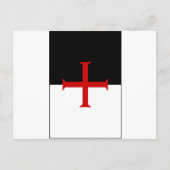 Knachten Templar Flag Briefkaart (Voorkant)