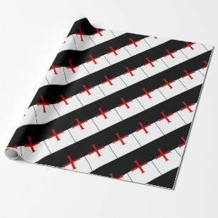Knachten Templar Flag Cadeaupapier