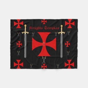 Knachten templar Fleece Blanket