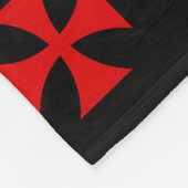 Knachten templar Fleece Blanket Deken (Hoek)