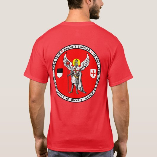 Knachten Templar Guardian Angel Seal Shirt (Achterkant)