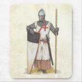 Knachten Templar Medieval Warrior Muismat (Voorkant)