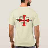 Knachten Templar Middle East Tour T-shirt (Achterkant)