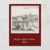 Knachten Templar Palace, Malta Briefkaart (Voorkant)