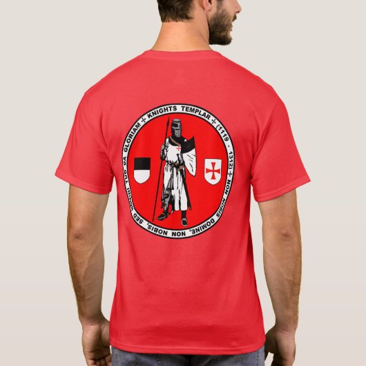 Knachten Templar Posing Seal Shirt (Achterkant)