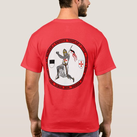 Knachten Templar Praying Seal Shirt (Achterkant)