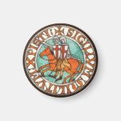 Knachten Templar Seal Magneet (Voorkant)