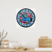 Knachten Templar Seal Poster (Keuken)