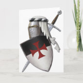 Knachten Templar shield Kaart (Voorkant)