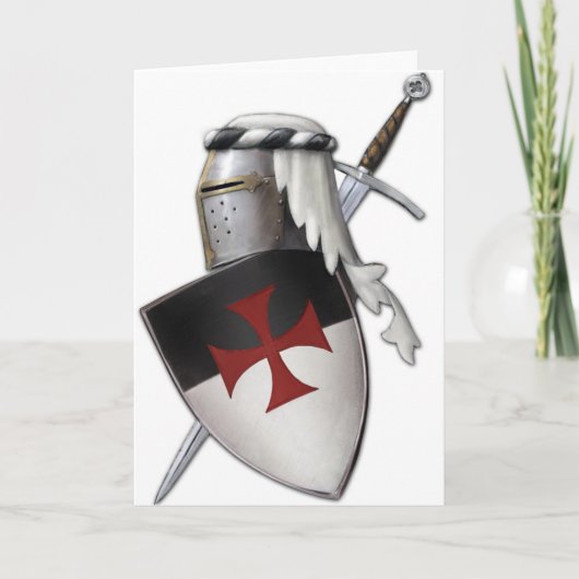 Knachten Templar shield Kaart (Voorkant)