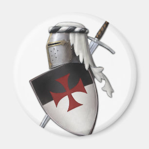 Knachten Templar shield Magneet