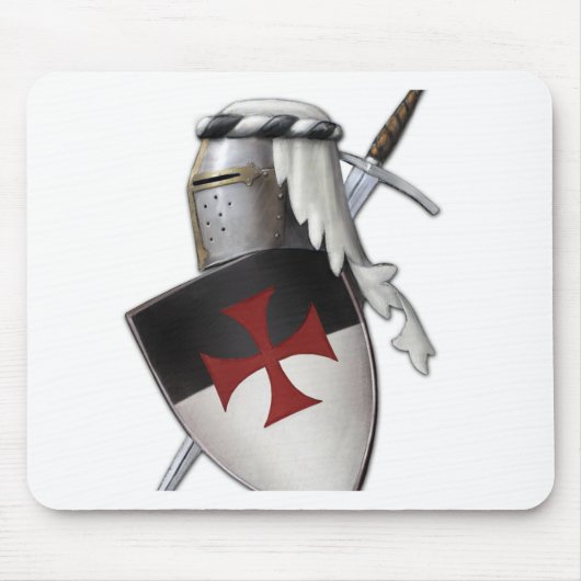 Knachten Templar shield Muismat (Voorkant)