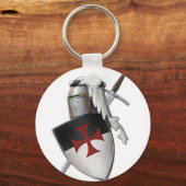 Knachten Templar shield Sleutelhanger (Voorkant)