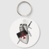 Knachten Templar shield Sleutelhanger (Voorkant)