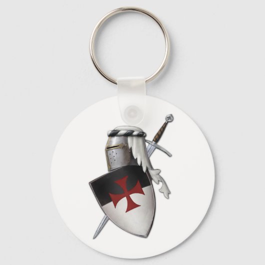 Knachten Templar shield Sleutelhanger (Voorkant)