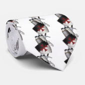 Knachten Templar shield Stropdas (Opgerold)