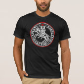 Knachten Templar Soldaten Seal T-shirt (Voorkant)