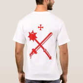Knachten Templar Sword en Mace Shirt (Achterkant)