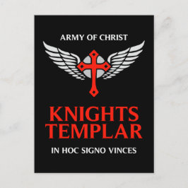 Knachten Templar Unieke Aangepaste Ontworpen Insig Briefkaart