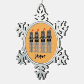Knachten Tin Sneeuwvlok Ornament (Rechts)