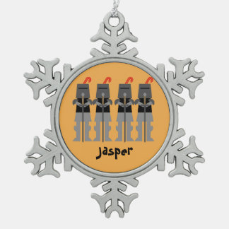 Knachten Tin Sneeuwvlok Ornament