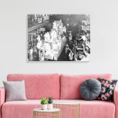Knachten van Babylon New Orleans Mardigras 1955 Canvas Afdruk (Insitu (Woonkamer))