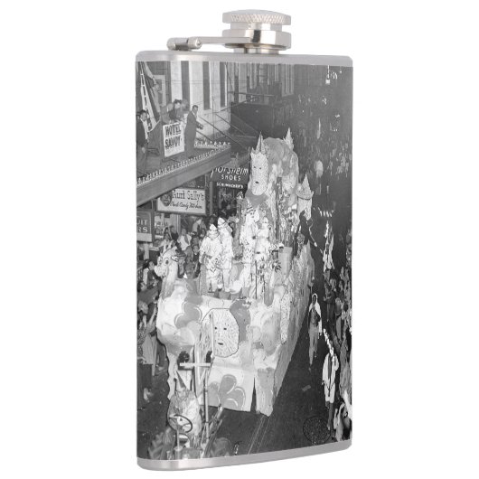 Knachten van Babylon New Orleans Mardigras 1955 Heupfles (Rechts)