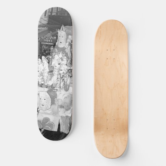 Knachten van Babylon New Orleans Mardigras 1955 Persoonlijk Skateboard (Voorkant)