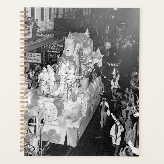 Knachten van Babylon New Orleans Mardigras 1955 Planner (Voorkant)