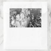 Knachten van Babylon New Orleans Mardigras 1955 Rechthoekige Sticker (Tas)