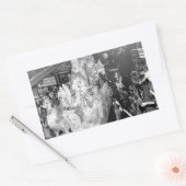 Knachten van Babylon New Orleans Mardigras 1955 Rechthoekige Sticker (Envelop)