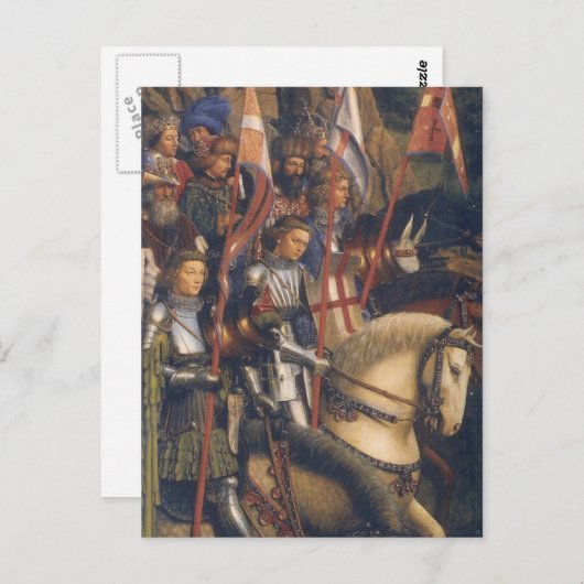 Knachten van Christus (Gent Altarpart), Jan van Ey Briefkaart (Voorkant / Achterkant)