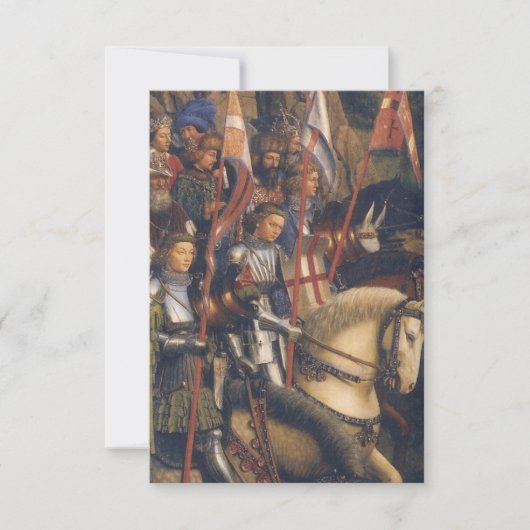 Knachten van Christus (Gent Altarpart), Jan van Ey Kaart (Voorkant)