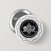 Knachten van de Square Table - Groot citaat Ronde Button 5,7 Cm (Voorkant /achterkant)