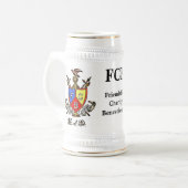 Knachten van Pythias Logo Stein Bierpul (Voorkant links)