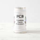 Knachten van Pythias Logo Stein Bierpul (Center)