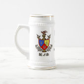 Knachten van Pythias Logo Stein Bierpul (Links)