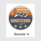 Knachtstown, Indiana Sticker (Vel)