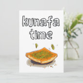 Knafeh Kunafeh Kunafeh Tijd و - ق ل ت  ا Kaart (Staand voorkant)