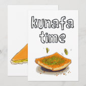 Knafeh Kunafeh Kunafeh Tijd و - ق ل ت  ا Kaart (Voorkant / Achterkant)