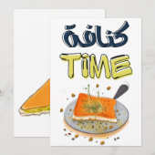 Knafeh Kunafeh Kunafeh Tijd و - ق ل ت ا Kaart (Voorkant / Achterkant)