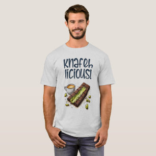 Knafehlicious Chocolate Kunafa Pistachio Koffie T-shirt