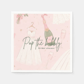 Knal de bubbels papier servetten