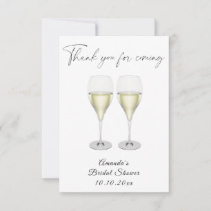 Knal de champagne Bruidsdouche RSVP Kaartje