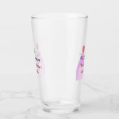 Knal de Champange roze bruidsdouche voeg naam datu Glas (Rechts)