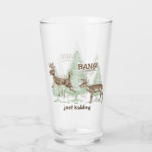 Knal! Grapje! Grappig jachtbier Glas (Achterkant)