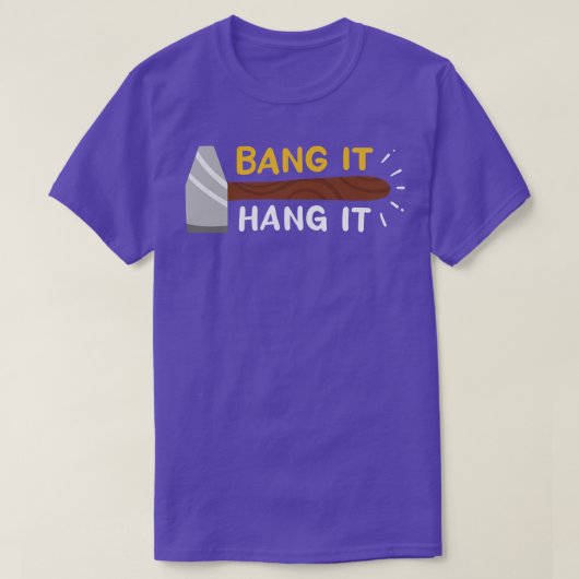 Knal het en hang het op t-shirt (Design voorkant)
