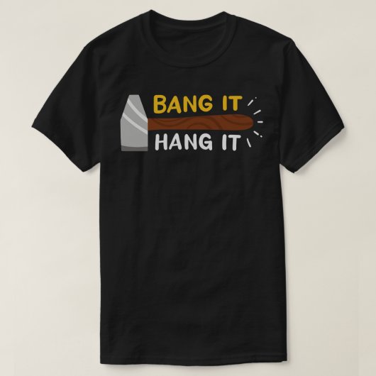 Knal het en hang het op t-shirt (Design voorkant)