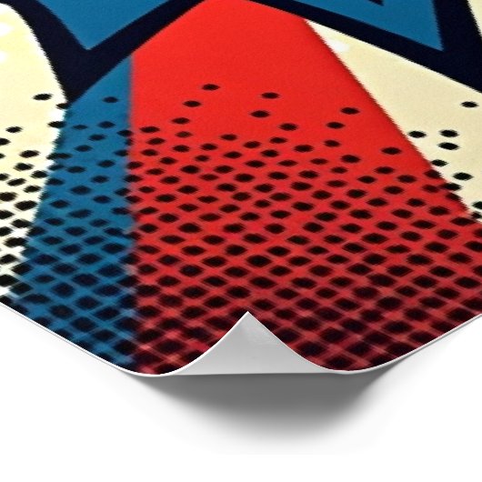 KNAL! Modern Pop Art Comic Style Poster (Hoek)